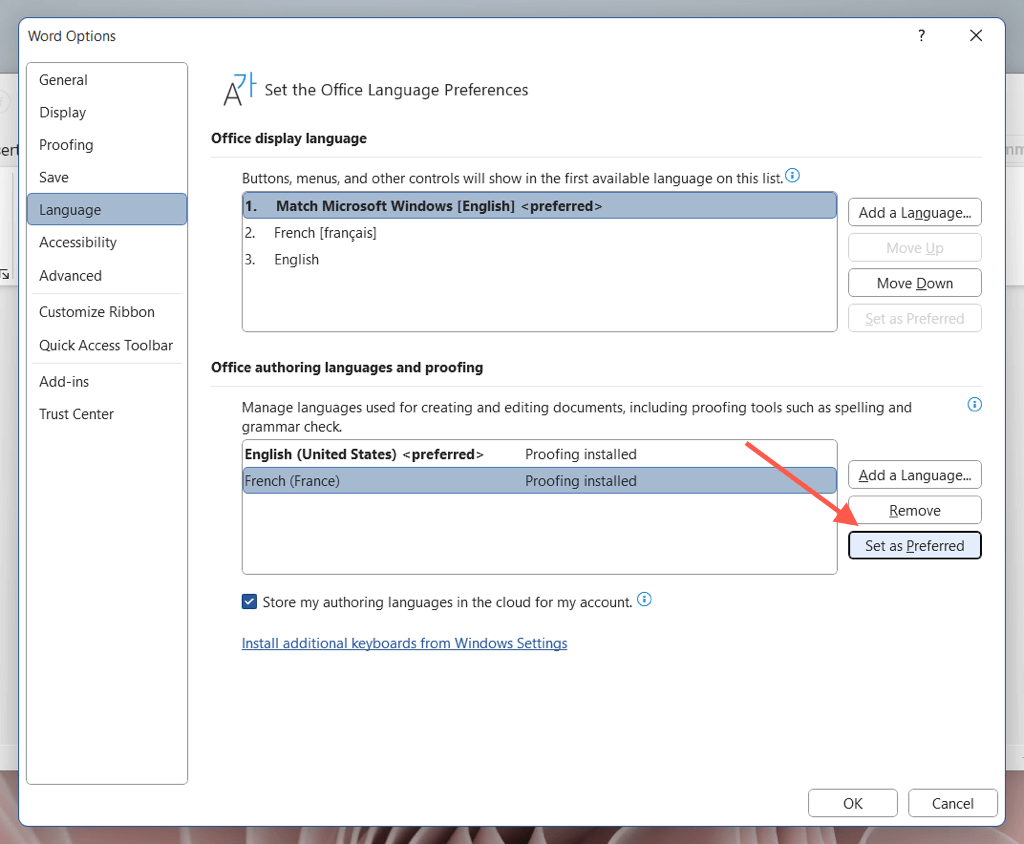 cách thay đổi ngôn ngữ-trong-microsoft-word-9-nén - Bộ phận trợ giúp Geek Cách thay đổi ngôn ngữ trong Microsoft Word hình 9
