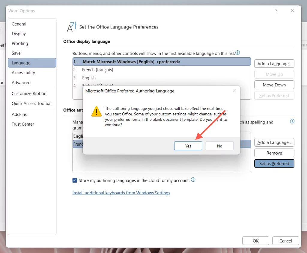 cách thay đổi ngôn ngữ trong microsoft-word-10 được nén - Help Desk Geek Cách thay đổi ngôn ngữ trong Microsoft Word hình 10