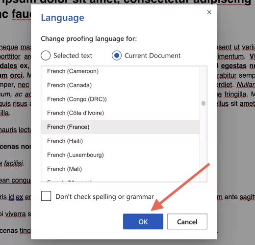 cách thay đổi ngôn ngữ-in-microsoft-word-24-nén - Bộ phận trợ giúp Geek Cách thay đổi ngôn ngữ trong Microsoft Word hình 24