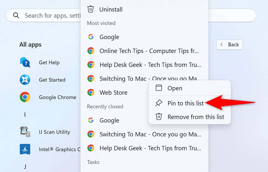 cách kiểm soát những gì xuất hiện khi nhảy-danh sách-trong-windows-11-6-nén - Help Desk Geek Cách kiểm soát những gì xuất hiện trên Windows 11 Jump List hình 7