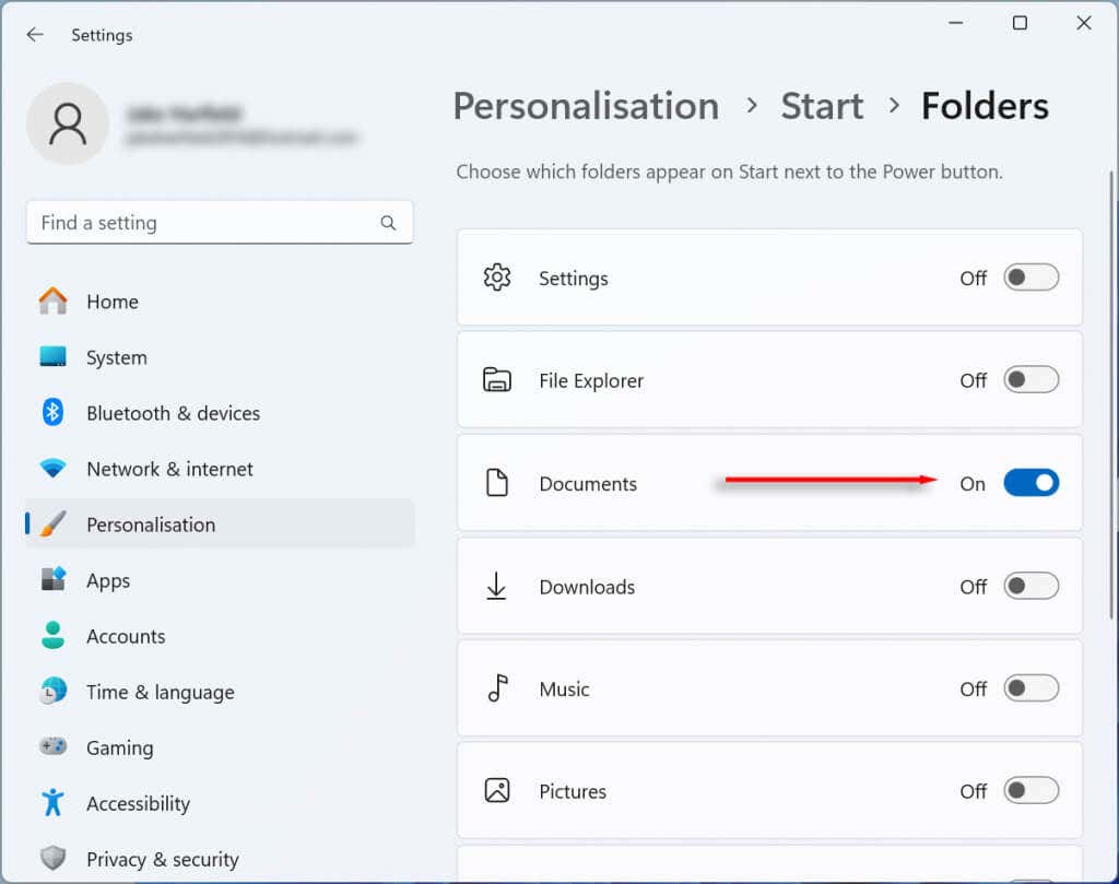 cách thêm-system-folders-to-the-bottom-of-the-windows-11-start-menu-4-nén - Help Desk Geek Bật thư mục hệ thống
