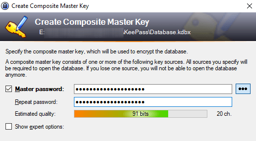 keepass9 - Mẹo công nghệ trực tuyến Thiết lập KeePass lần đầu tiên ảnh 9
