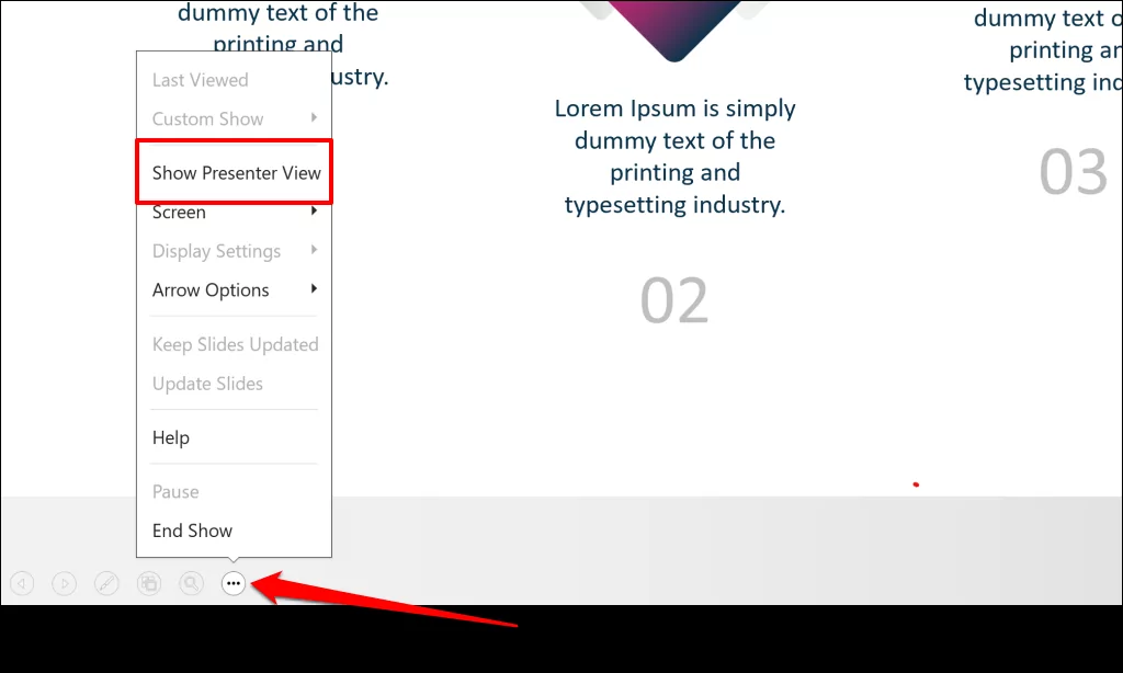 cách hiển thị-đen-trắng-trượt trong powerpoint-7-nén - Help Desk Geek Cách hiển thị slide đen hoặc trắng trong PowerPoint ảnh 7