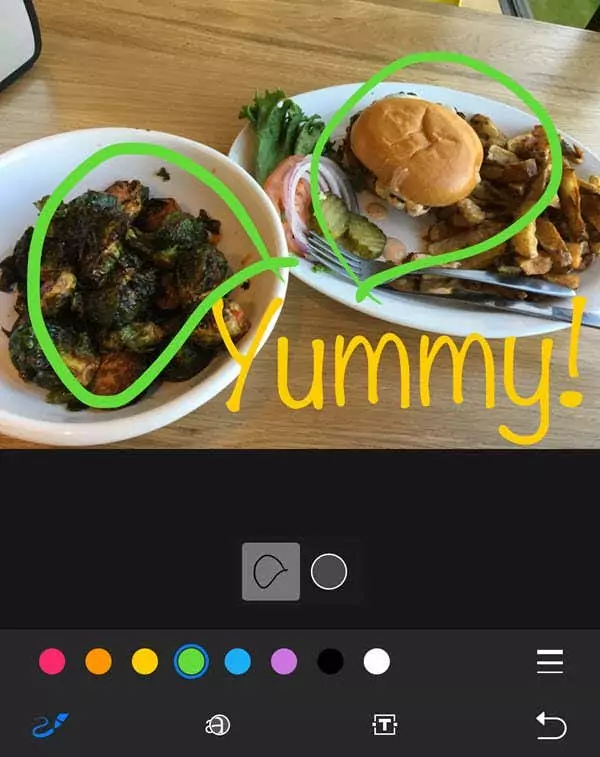 đánh dấu trên ảnh