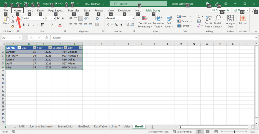 cách xóa hoặc xóa bảng trong Microsoft-Excel-4 được nén - Help Desk Geek Cách xóa hoặc xóa bảng trong Microsoft Excel hình 4