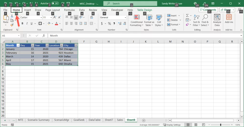 cách xóa hoặc xóa bảng trong Microsoft-Excel-4 được nén - Help Desk Geek Cách xóa hoặc xóa bảng trong Microsoft Excel hình 4