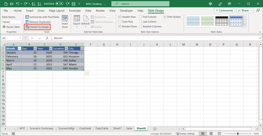 cách xóa hoặc xóa bảng trong microsoft-excel-9-nén - Help Desk Geek Cách xóa hoặc xóa bảng trong Microsoft Excel hình 9