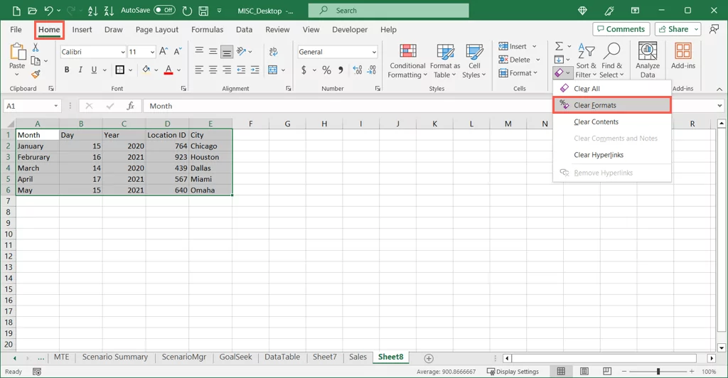 cách xóa hoặc xóa bảng trong microsoft-excel-12 được nén - Help Desk Geek Cách xóa hoặc xóa bảng trong Microsoft Excel hình 12