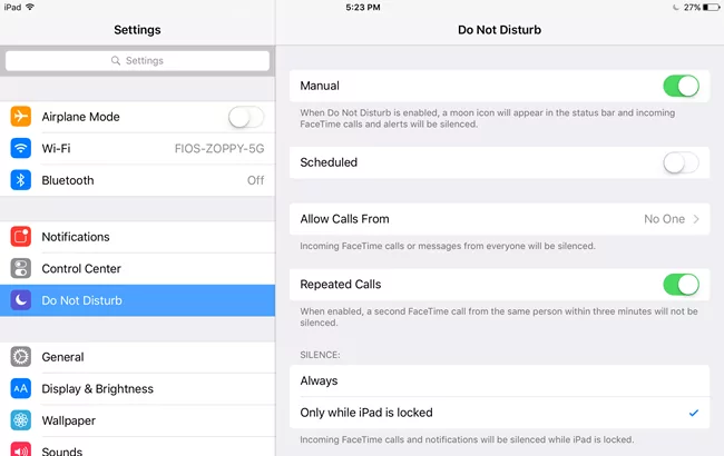 đừng làm phiền - Mẹo công nghệ trực tuyến Phương pháp 6 - Kích hoạt hình ảnh Không làm phiền