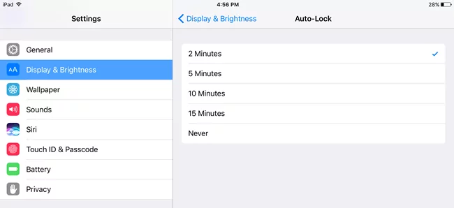 tự động khóa ipad - Thủ Thuật Kỹ Thuật Online Cách 4 – Giảm thời gian khóa ảnh tự động