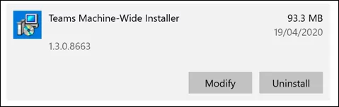Microsoft-Teams-Wide-Installer - Bộ phận trợ giúp Geek Cách gỡ cài đặt Microsoft Teams khi nó liên tục cài đặt lại Hình 2