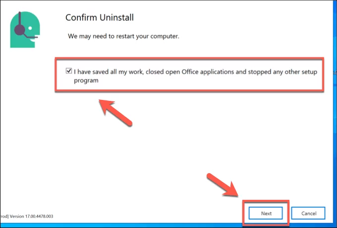 Office-Remover-Xác nhận - Help Desk Geek Cách gỡ cài đặt Microsoft Teams khi liên tục cài đặt lại Hình 15