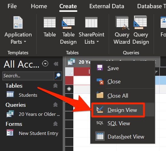 truy vấn-thiết kế-view - Help Desk Geek Cách xây dựng cơ sở dữ liệu bằng Microsoft Access hình 19