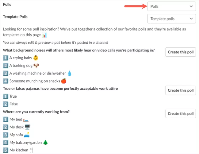 cách tạo và sử dụng polls-in-slack-1-nén - Mẹo công nghệ trực tuyến Tạo một cuộc thăm dò ý kiến của Slack với hình ảnh cuộc thăm dò ý kiến đơn giản