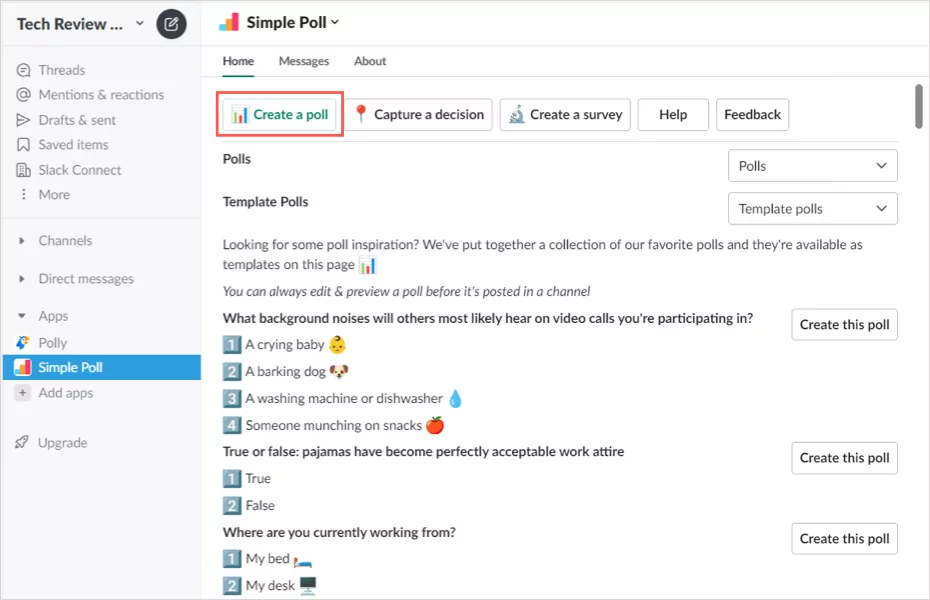 cách tạo và sử dụng polls-in-slack-2-nén - Mẹo công nghệ trực tuyến Tạo một cuộc thăm dò ý kiến của Slack với hình ảnh cuộc thăm dò đơn giản 2