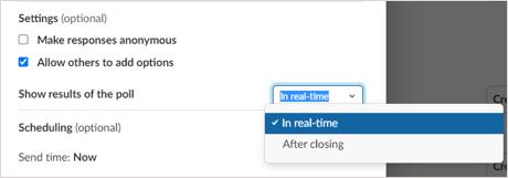 cách tạo và sử dụng polls-in-slack-6-nén - Mẹo công nghệ trực tuyến Tạo một cuộc thăm dò ý kiến của Slack với hình ảnh cuộc thăm dò đơn giản 6