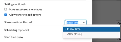 cách tạo và sử dụng polls-in-slack-6-nén - Mẹo công nghệ trực tuyến Tạo một cuộc thăm dò ý kiến của Slack với hình ảnh cuộc thăm dò đơn giản 6