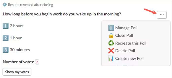 cách tạo và sử dụng polls-in-slack-14-nén - Mẹo công nghệ trực tuyến Tạo một Slack Poll với hình ảnh Poll đơn giản 14