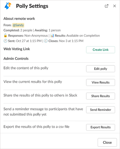 cách tạo và sử dụng polls-in-slack-26-nén - Mẹo công nghệ trực tuyến Tạo một cuộc thăm dò ý kiến Slack với hình ảnh Polly 10
