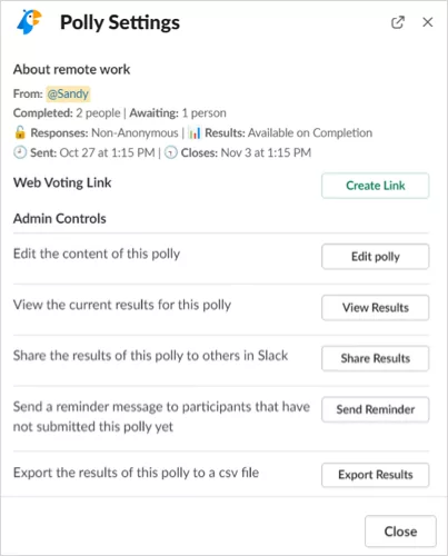cách tạo và sử dụng polls-in-slack-26-nén - Mẹo công nghệ trực tuyến Tạo một cuộc thăm dò ý kiến Slack với hình ảnh Polly 10