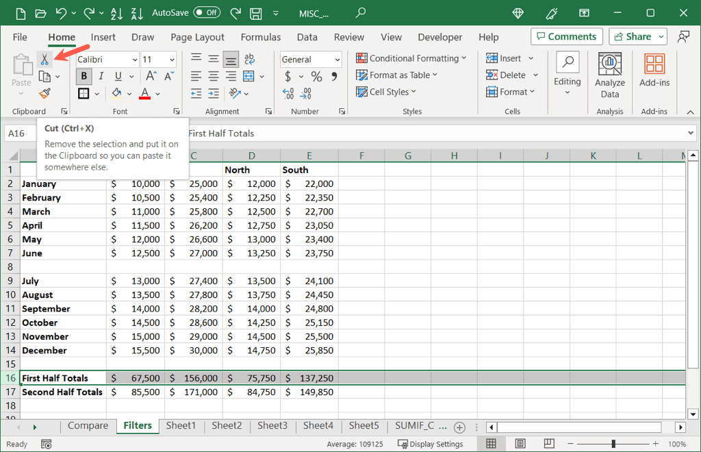 cách di chuyển hàng trong microsoft-excel-3-nén - Help Desk Geek Cách di chuyển hàng trong Microsoft Excel hình 4