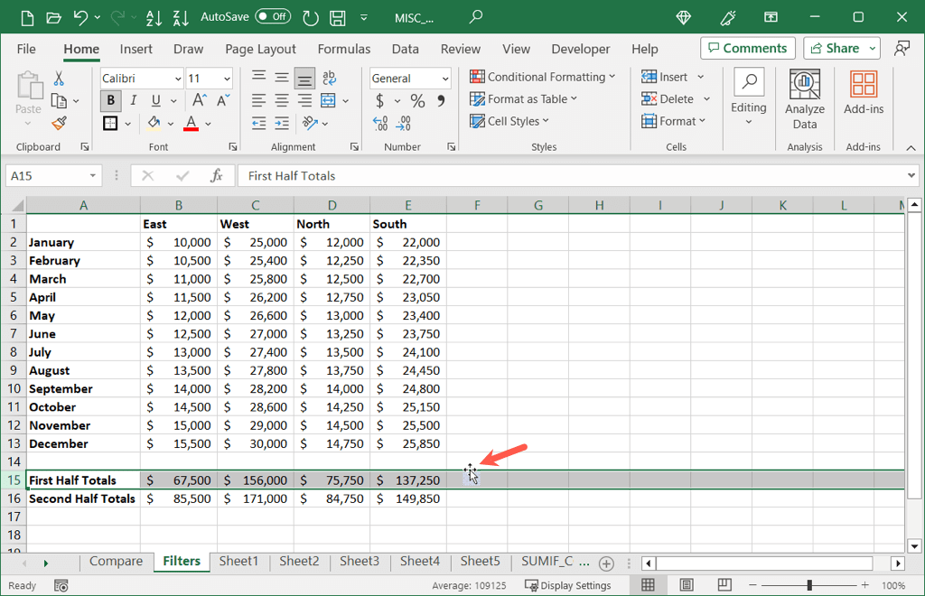 cách di chuyển hàng trong microsoft-excel-7-nén - Bộ phận trợ giúp Cách di chuyển hàng trong Microsoft Excel hình 8