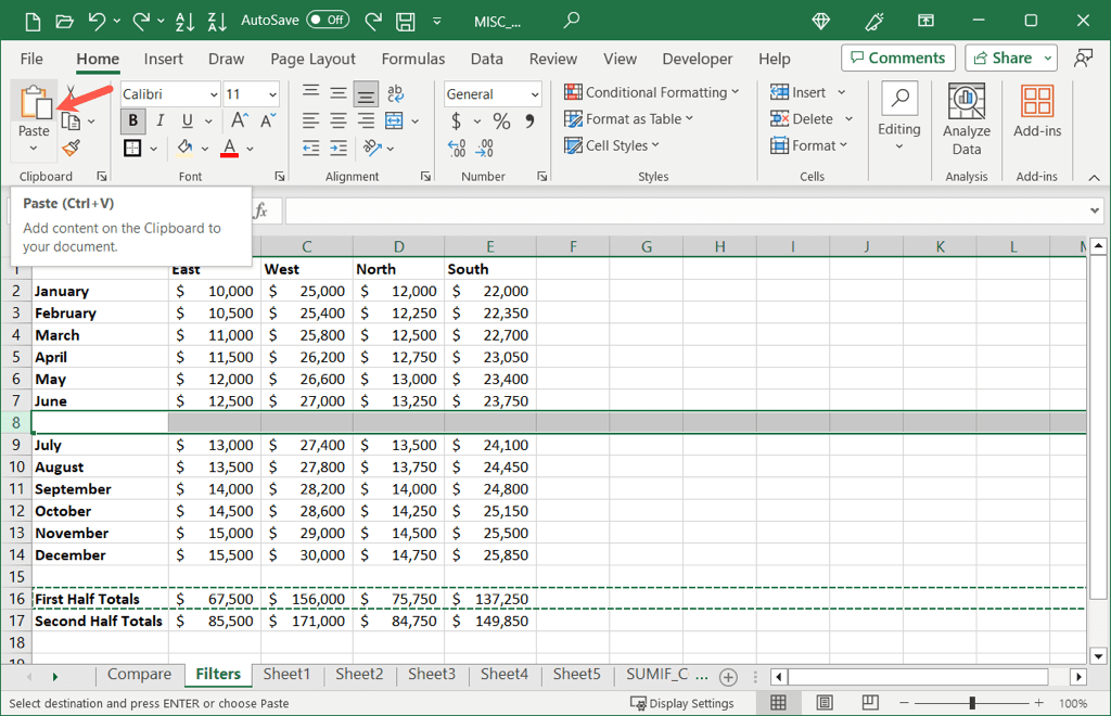 cách di chuyển hàng trong microsoft-excel-5 được nén - Bộ phận trợ giúp Cách di chuyển hàng trong Microsoft Excel hình 6