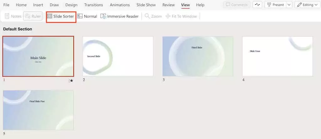 cách thực hiện ngẫu nhiên-slide-trong-powerpoint-trình bày-3-nén - Help Desk Geek Cách tạo ngẫu nhiên các slide trong bài thuyết trình PowerPoint ảnh 3