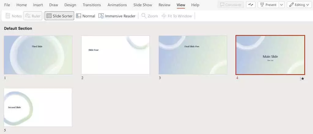cách thực hiện ngẫu nhiên-slide-trong-powerpoint-trình bày-4-nén - Help Desk Geek Cách tạo ngẫu nhiên các slide trong bài thuyết trình PowerPoint ảnh 4