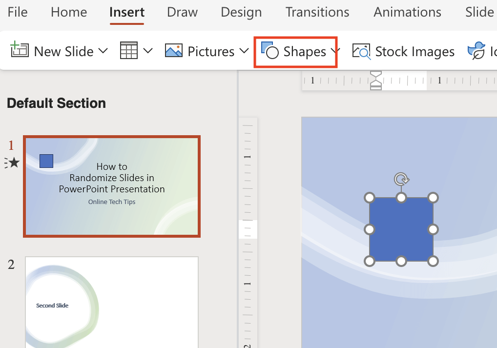 cách thực hiện ngẫu nhiên-slide-in-powerpoint-trình bày-9-nén - Help Desk Geek Cách tạo ngẫu nhiên các slide trong bài thuyết trình PowerPoint ảnh 9