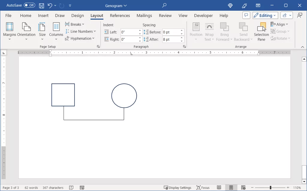 cách tạo một genogram-in-microsoft-word-16-nén - Help Desk Geek Cách tạo Genogram trong Microsoft Word ảnh 16