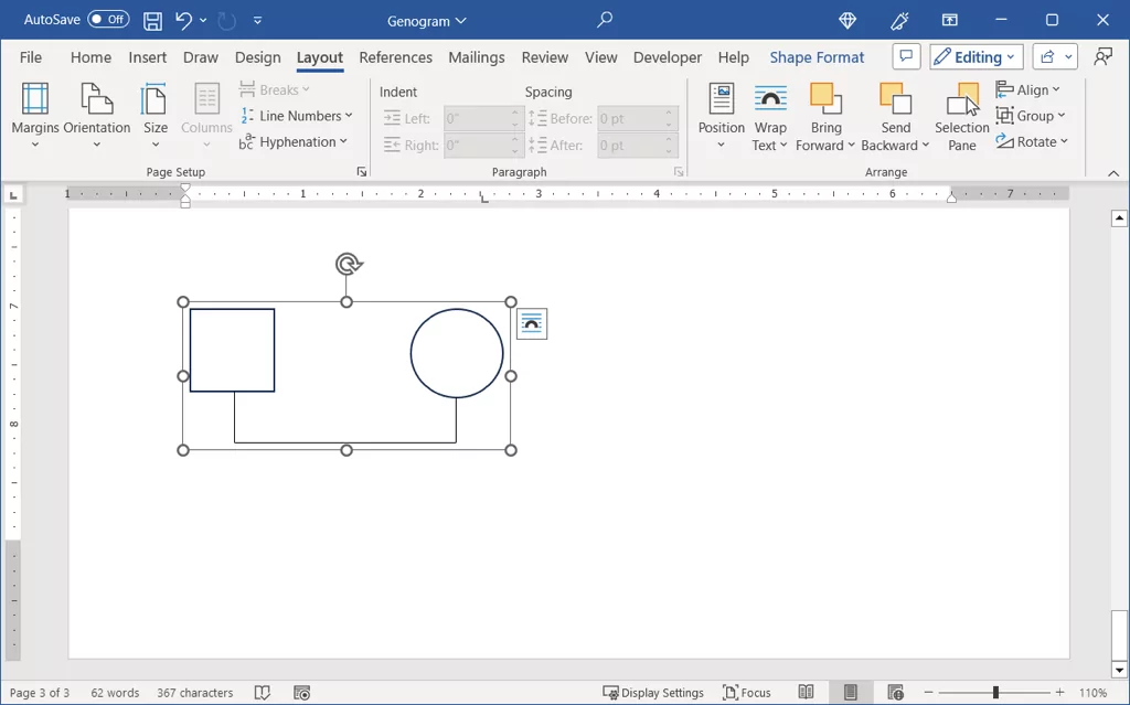 cách tạo một genogram-in-microsoft-word-17-nén - Help Desk Geek Cách tạo Genogram trong Microsoft Word ảnh 17