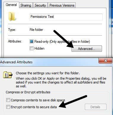thư mục được mã hóa - Mẹo kỹ thuật trực tuyến thư mục được mã hóa