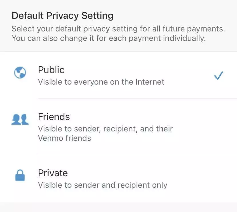 cách làm-venmo-private-5-nén - Mẹo công nghệ trực tuyến Cách đặt mặc định Venmo Settings tới Hình ảnh riêng tư 4