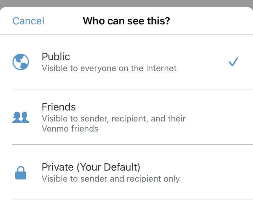 cách làm-venmo-private-7-nén - Mẹo công nghệ trực tuyến Cách đặt giao dịch cá nhân thành hình ảnh riêng tư 2