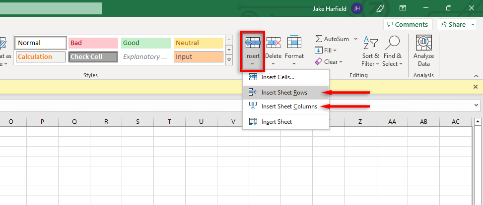 cách chèn-columns-and-rows-in-microsoft-excel-mobile-desktop-and-web-3-nén - Help Desk Geek Cách chèn cột và hàng trong Microsoft Excel (Di động, Máy tính để bàn và Web) hình 3