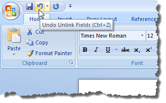 Hoàn tác hành động Hủy liên kết trường Hoàn tác hành động Hủy liên kết trường