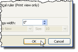 Đóng hộp thoại Options trong Word 2003 Đóng hộp thoại Options trong Word 2003