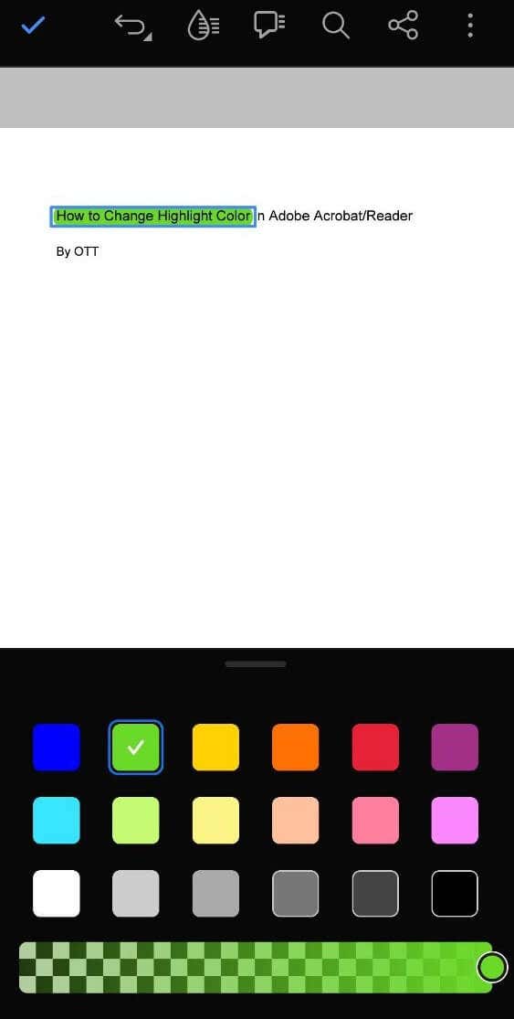 cách thay đổi-tô sáng-màu-in-adobe-acrobatreader-10-nén - Mẹo kỹ thuật trực tuyến Cách thay đổi màu tô sáng trong Adobe Acrobat Reader Mobile hình 2