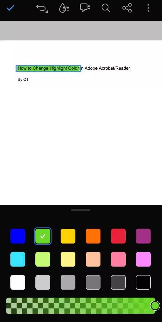cách thay đổi-tô sáng-màu-in-adobe-acrobatreader-10-nén - Mẹo kỹ thuật trực tuyến Cách thay đổi màu tô sáng trong Adobe Acrobat Reader Mobile hình 2