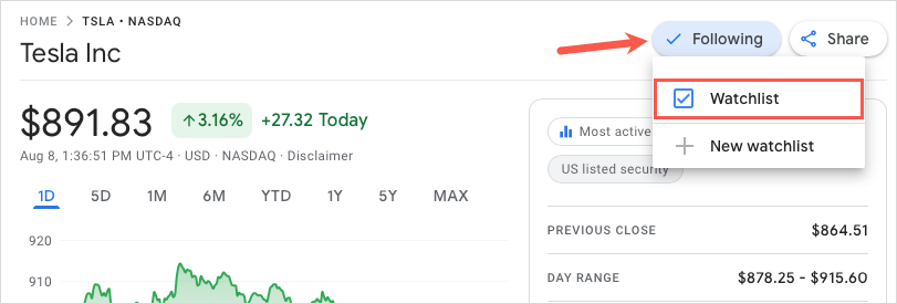 cách thiết lập-một-cổ phiếu-danh sách theo dõi-trên-google-finance-2-nén - Mẹo kỹ thuật trực tuyến Sử dụng Danh sách theo dõi mặc định trên Google Finance hình 2