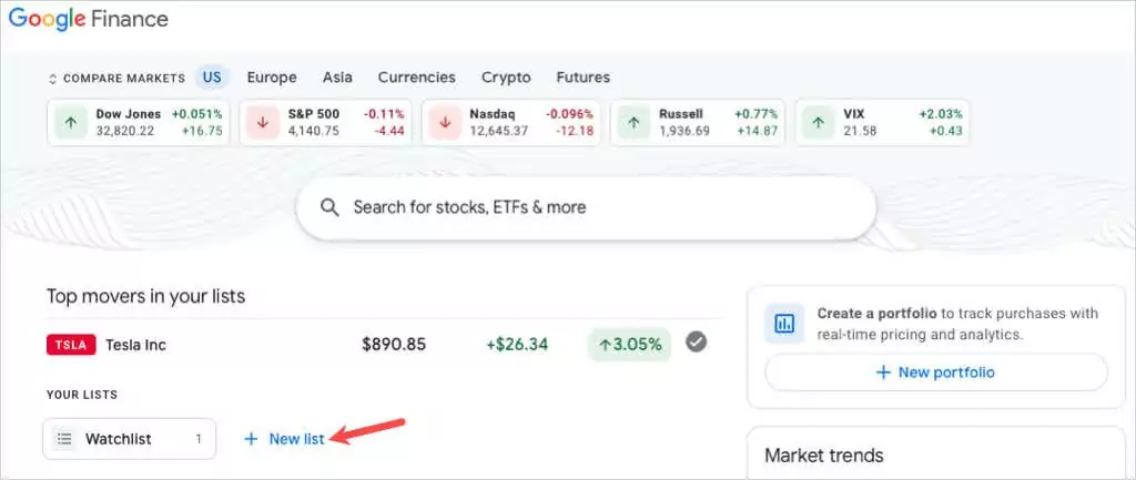 cách thiết lập-một-cổ phiếu-danh sách theo dõi-trên-google-finance-7-nén - Mẹo kỹ thuật trực tuyến Tạo Danh sách theo dõi tùy chỉnh trên hình ảnh Google Finance