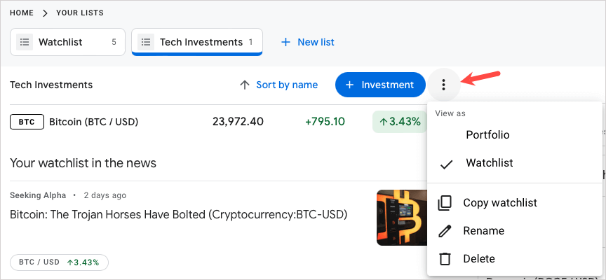 cách thiết lập-một-cổ phiếu-danh sách theo dõi-trên-google-finance-14-nén - Mẹo kỹ thuật trực tuyến Chỉnh sửa hình ảnh Danh sách theo dõi 2