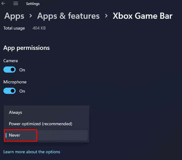 cách tắt hoặc gỡ cài đặt-xbox-game-bar-in-windows-11-22-nén - Help Desk Geek Cách tắt hoặc gỡ cài đặt Xbox Game Bar trong Windows 11 hình 22
