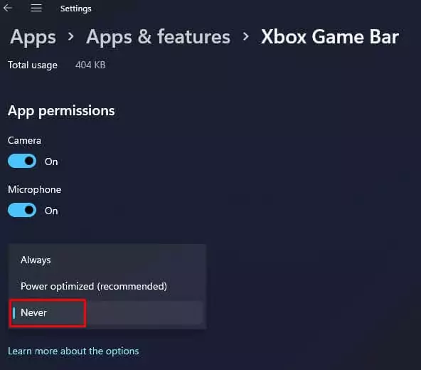 cách tắt hoặc gỡ cài đặt-xbox-game-bar-in-windows-11-22-nén - Help Desk Geek Cách tắt hoặc gỡ cài đặt Xbox Game Bar trong Windows 11 hình 22