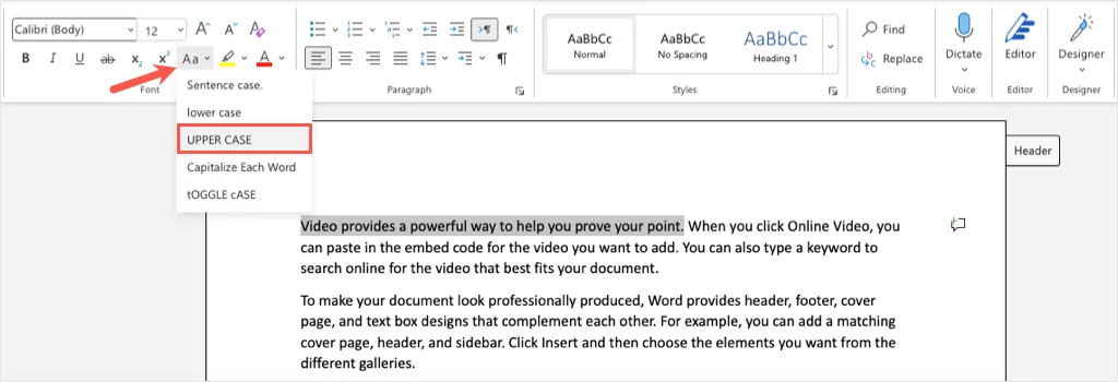 cách áp dụng-small-caps-in-microsoft-word-7-nén - Help Desk Geek Cách viết hoa nhỏ trong Microsoft Word hình 8