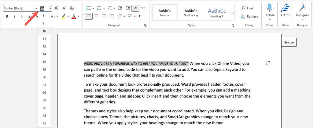 cách áp dụng-small-caps-in-microsoft-word-8-nén - Bộ phận trợ giúp Geek Cách viết hoa nhỏ trong Microsoft Word hình 9