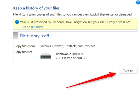cách kích hoạt và sử dụng tập tin-history-in-windows-5-nén - Help Desk Geek Cách kích hoạt và sử dụng “File History” trong Windows image 5