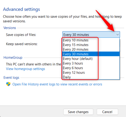 cách kích hoạt và sử dụng tệp-history-in-windows-12-nén - Help Desk Geek Cách kích hoạt và sử dụng “File History” trong Windows image 12