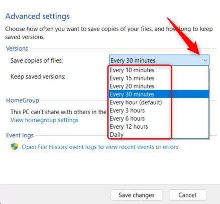 cách kích hoạt và sử dụng tệp-history-in-windows-12-nén - Help Desk Geek Cách kích hoạt và sử dụng “File History” trong Windows image 12